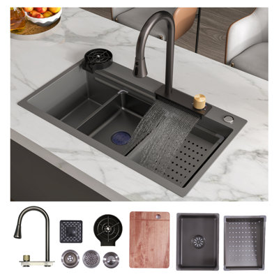 1 Bowl Drop-in Kitchen Sink