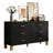 Heavy-Duty Wooden 6-Drawer Double Dresser-2030106945