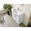 Meuble-lavabo simple 30 po avec plateau en céramique Boesch-2019002752