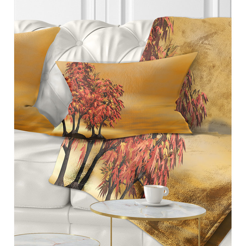 Bonsai Landscape - Coussin décoratif à imprimé paysage