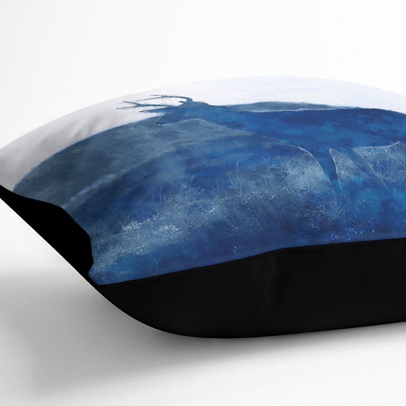 Square Throw Cushion, 55cm H x 55cm W x 20cm D, Black