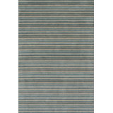 Brindle Stripe Hand Loom Knotted Wool Rug
