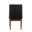 Tissu Gilsea, cuir synthétique et chaise d'appoint (ensemble de 2)