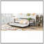 Twin Size Metal Daybed With Adjustable Pop-Up Trundle, Perfect For Space-Saving And Versatile Use In Modern Homes.-694061842