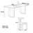 Modern Rectangle Dining Table with Rock Board-110880027