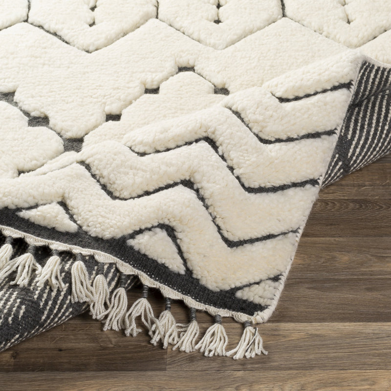 Meknes Wool Southwestern Area Rug, Rectangle 2' x 3'
