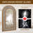 Arched Mirror with Wooden Frame-2043161921