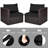 Malti 59'' Wide Straight Wicker Loveseat with Cushions-282640347