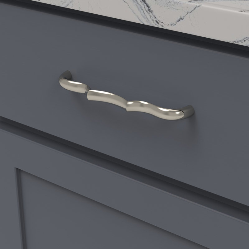Poignée Trellis Collection - Quincaillerie traditionnelle pour tiroirs et armoires, Laiton ultra mat, 6 5/16 po pouces