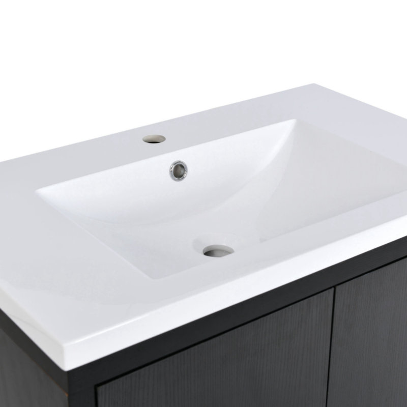 Wenty 29.5'' Resin Rectangular Bathroom Sink