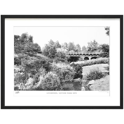 Liverpool, Sefton Park 1895 by Francis Frith - Single Picture Frame Print