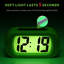 Digital Electric Alarm Tabletop Clock Green-162470309