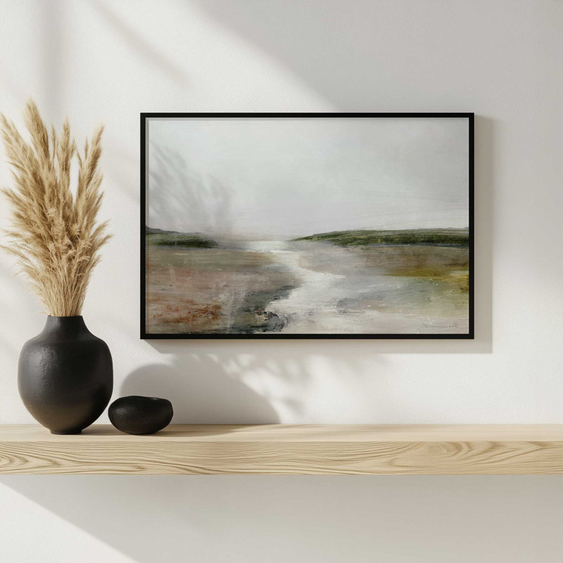 «Crystal River» par Dan Hobday, reproduction d'art, H 12 po x l 16 po, Doré