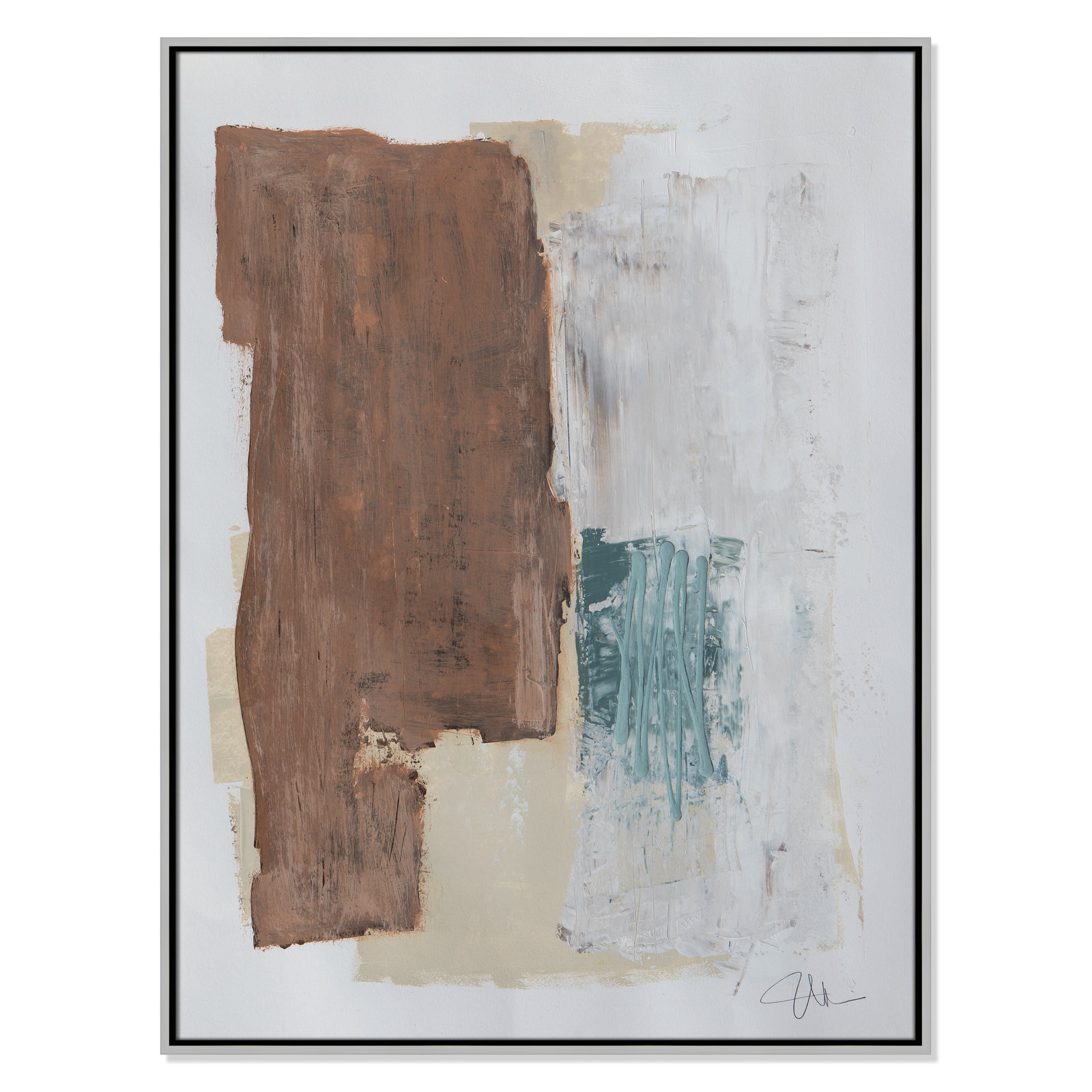 Rosena I Print, 41.5'' H x 31.5'' W x 2'' D, Silver Framed
