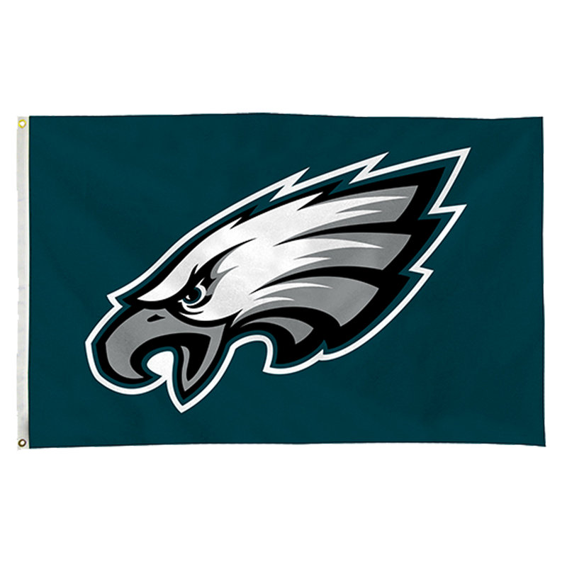 Drapeau de polyester 36 x 60 po drapeau maison, Eagles de Philadelphie