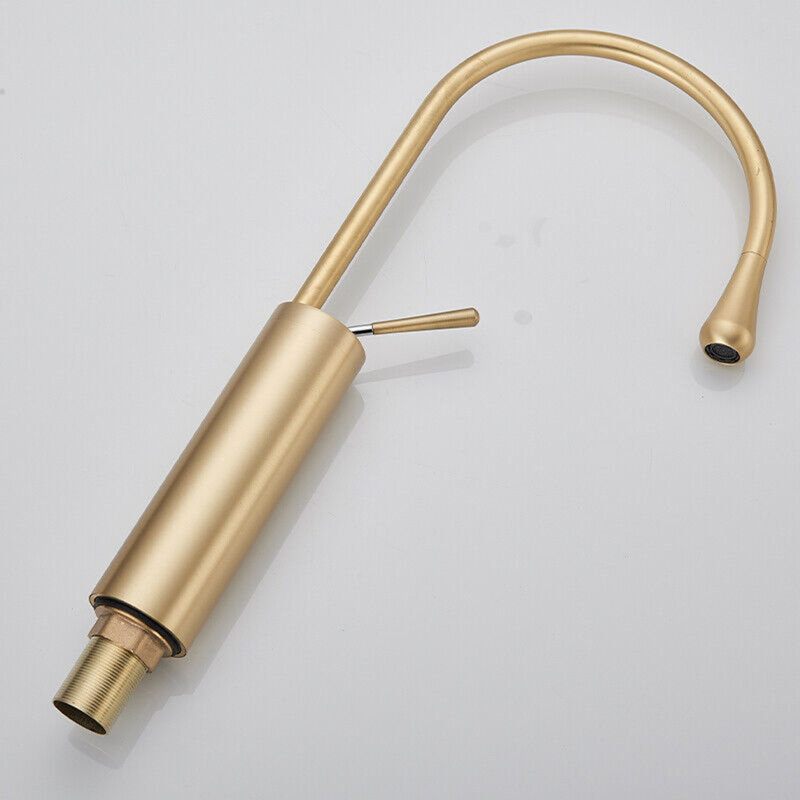 Single-handle Bathroom Faucet, Brushed Gold