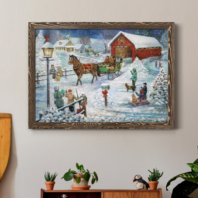 " Sleigh Ride " Painting Print