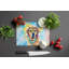 Mastiff Hippie Dawg Glass Cutting Board Large