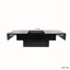 Table basse avec plateau coulissant