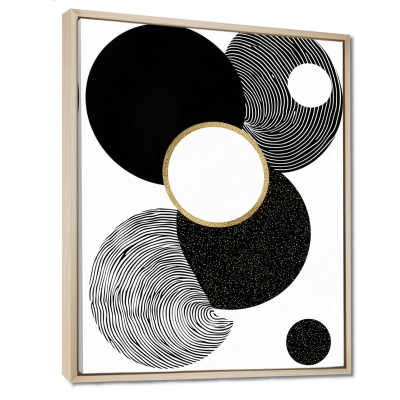Coalmont - Abstract Wall Art Living Room, Reproduction encadrée sans passe-partout, H 44 po x l 34 po, Crème, crème