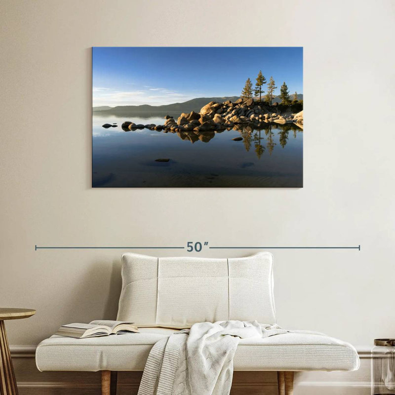 Alvord Lake Tahoe Reflection, H 26 po x l 39 po