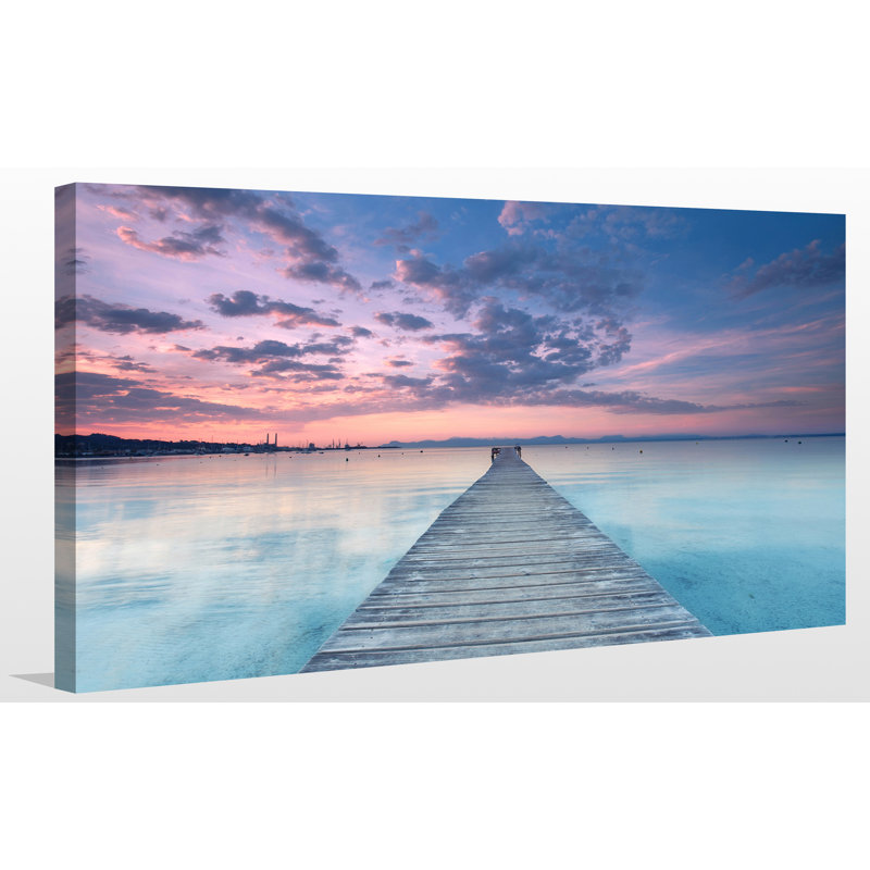 « ocean song », reproduction de photo sur toile tendue, H 24 po x l 40 po x P 1 po
