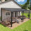Pavillon de jardin 20 'x 10', pergola de qualité supérieure avec toit incliné