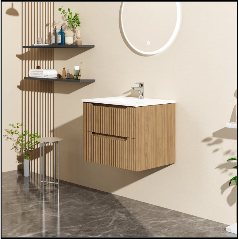 Meuble-lavabo mural flottant 24 po Goodyo (armoire seulement)