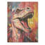Popart Dino Elegance - dinosaure sur bois-547334155
