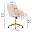 Chaise de bureau réglable, fauteuil, chaise pivotante avec base en métal-1287190379-1302725923