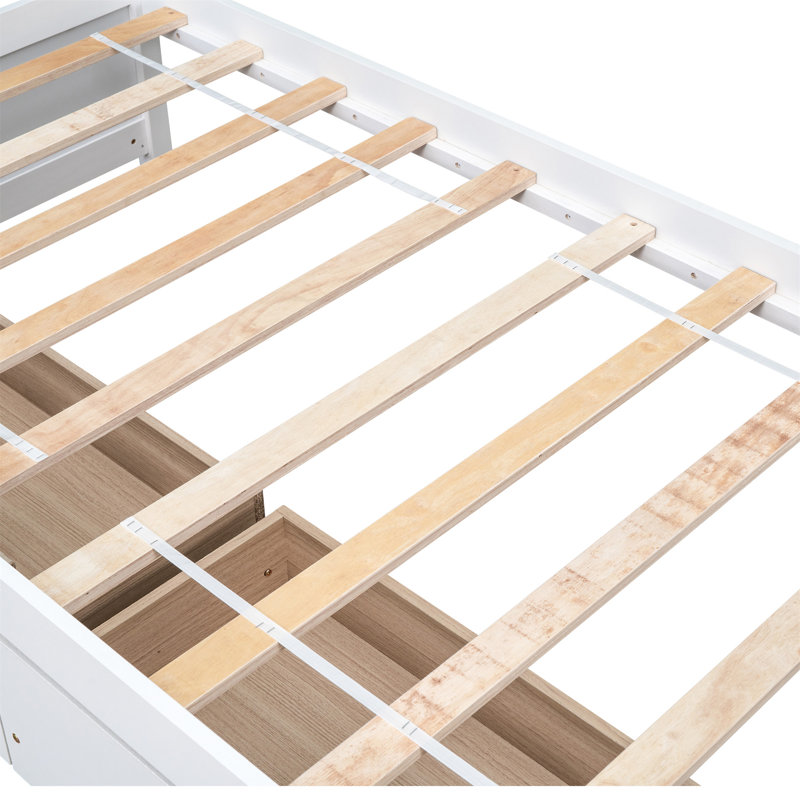 Casimere 15.6" Bed Frame, White