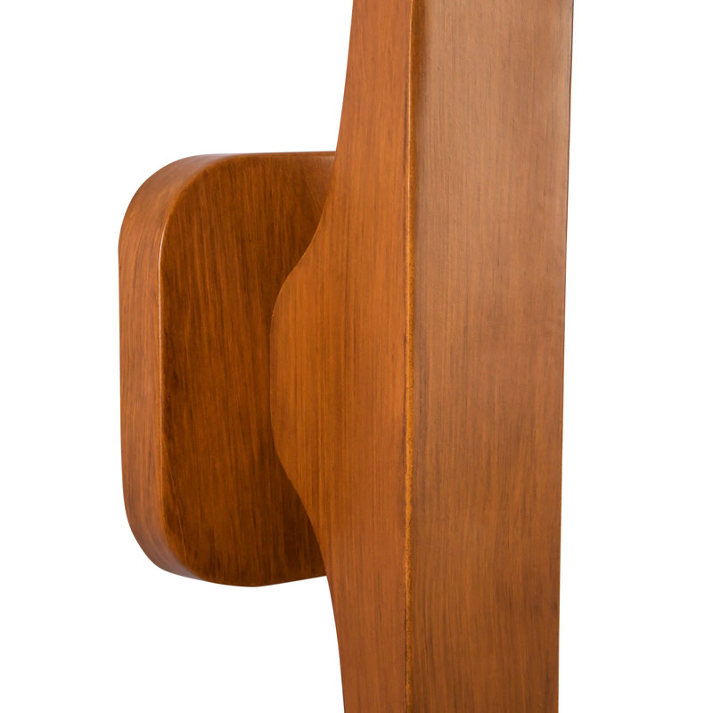 Briar 22-in Gold Wall Sconce, Walnut