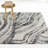 Julio Brown Wavy Abstract Area Rug-982692895