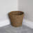 JVL SEAGRASS ON POWDER COATED IRON FRAME Bin