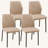PU Leather Dining Chairs,Set of 4-2143928191