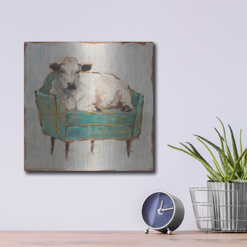 «Moo-ving In I» par Ethan Harper, H 12 po x l 12 po