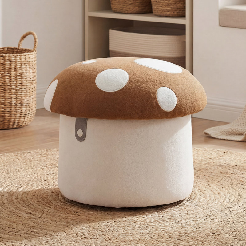 Children's Ottoman, Brown