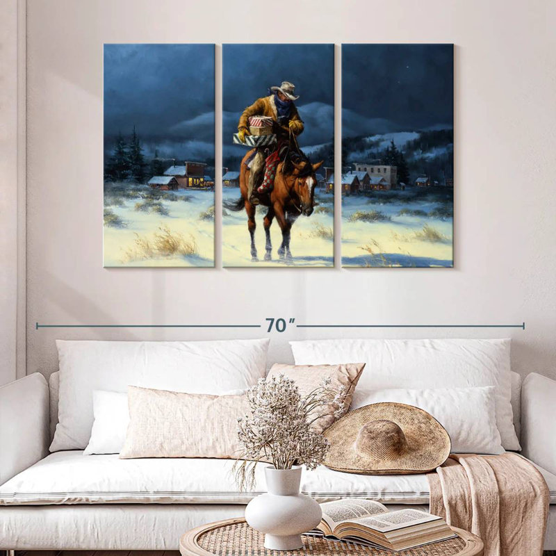 Lelar Bringing Christmas Home, 32" H x 50" W