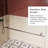 Glass Shower Screen Transforming To 30 - 60 In.W Sliding Door, 1/4 Inch Thick Shatter Glass, Accented Accessories X 72 In.H Door With Supporting Bar, Dual Purpose Function-120912356