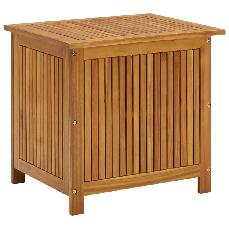 WFX Utility 60cm W 50L Water Resistant Acacia Solid Wood Deck Box in Brown