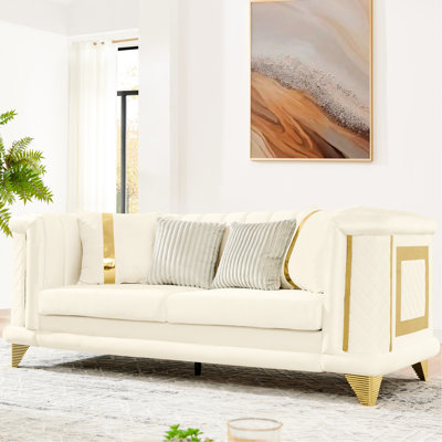 39.3 " Velvet Sofa