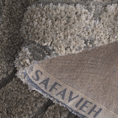 Minnich South Beach Shag Hand Tufted Performance Abstract Rug