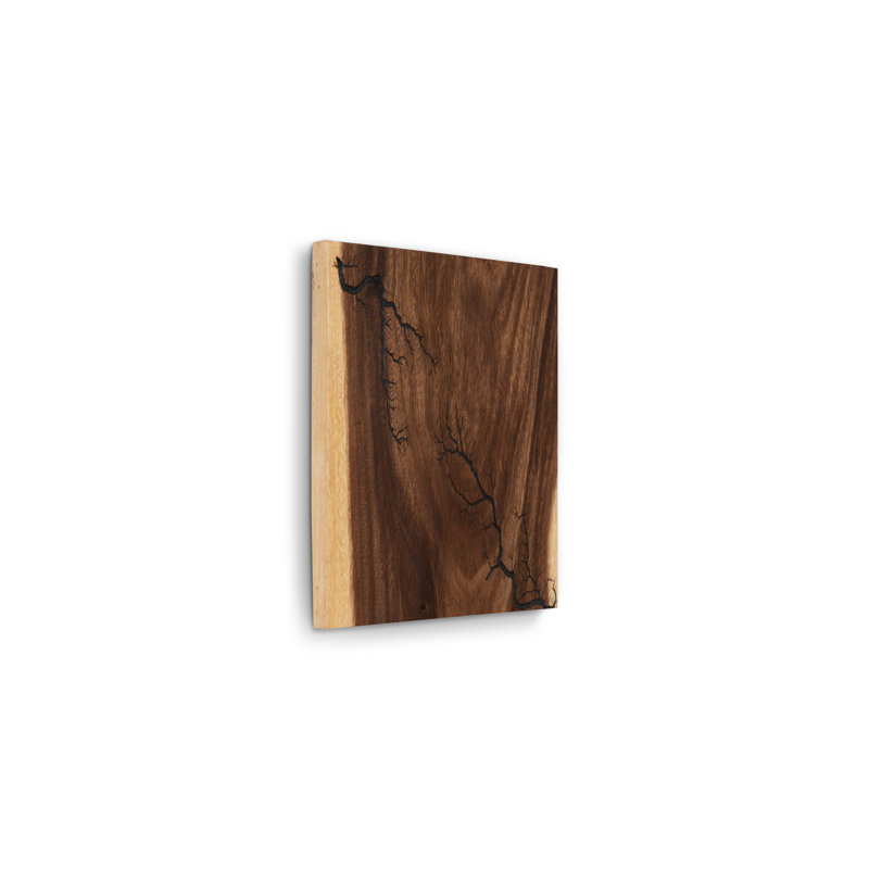 Lightning Wall Tile, Chamcha Wood