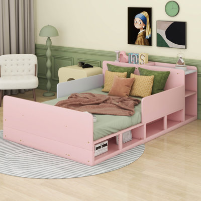 Perolio Bookcase Storage Bed