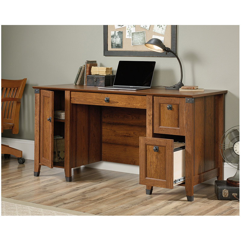 Cherry Finish Computer Desk