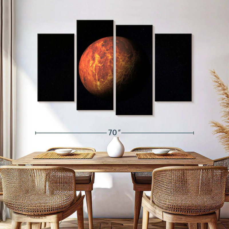 Oberle Planet Mars, 42" H x 68" W