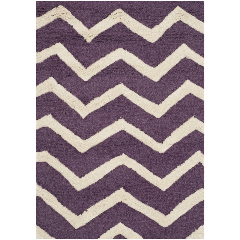 Tapis en laine touffeté à la main Sanyla, Rectangle 2 pi x 3 pi
