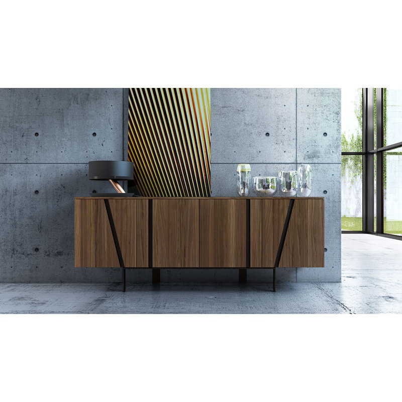 76'' W Credenza, Walnut