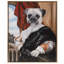 «Captain's Guard Pug», art mural sur toile