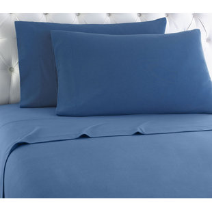 Ensemble de draps à poche profonde en microflanelle® de couleur unie